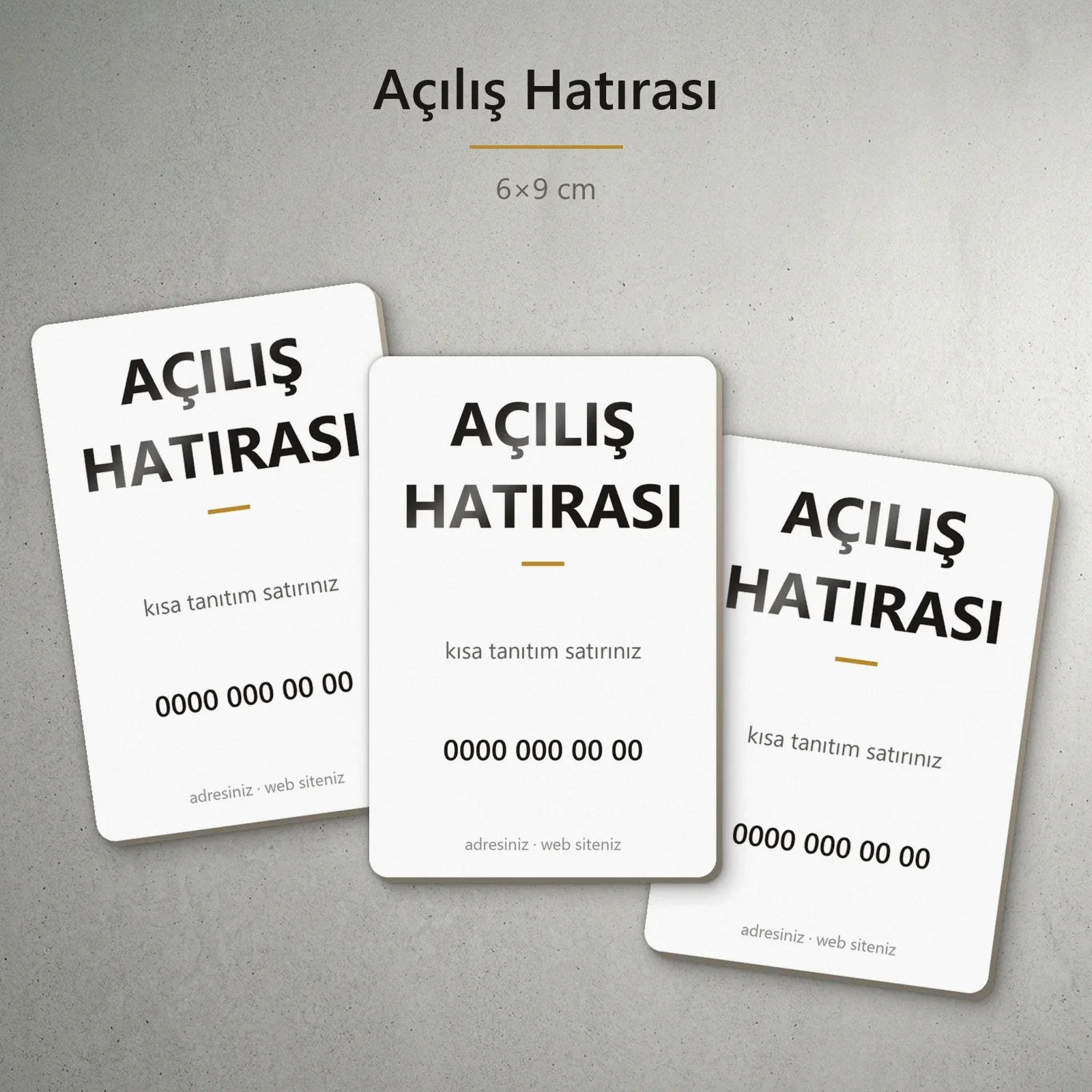Açılış Hatırası