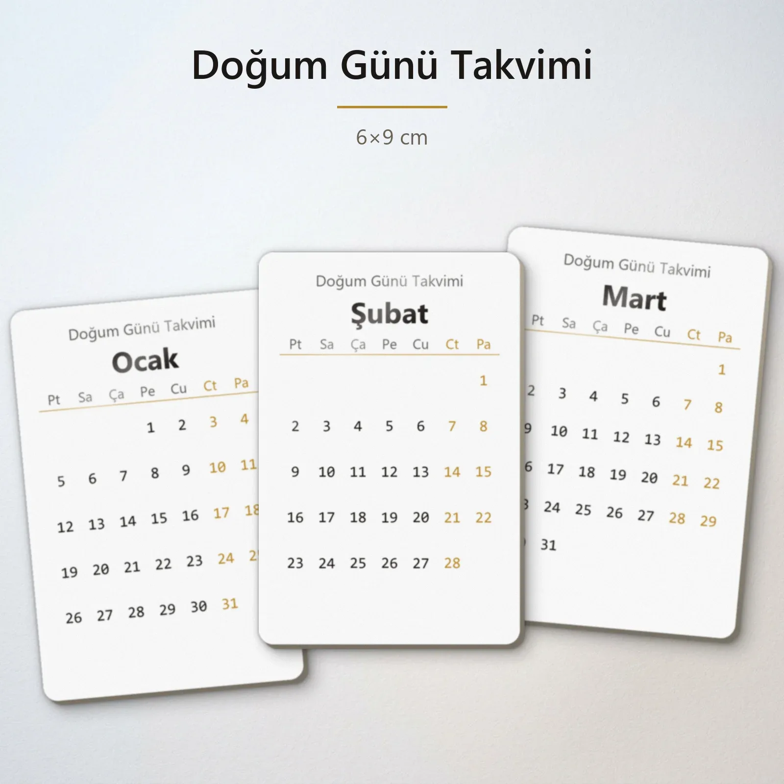 Doğum Günü Takvimi