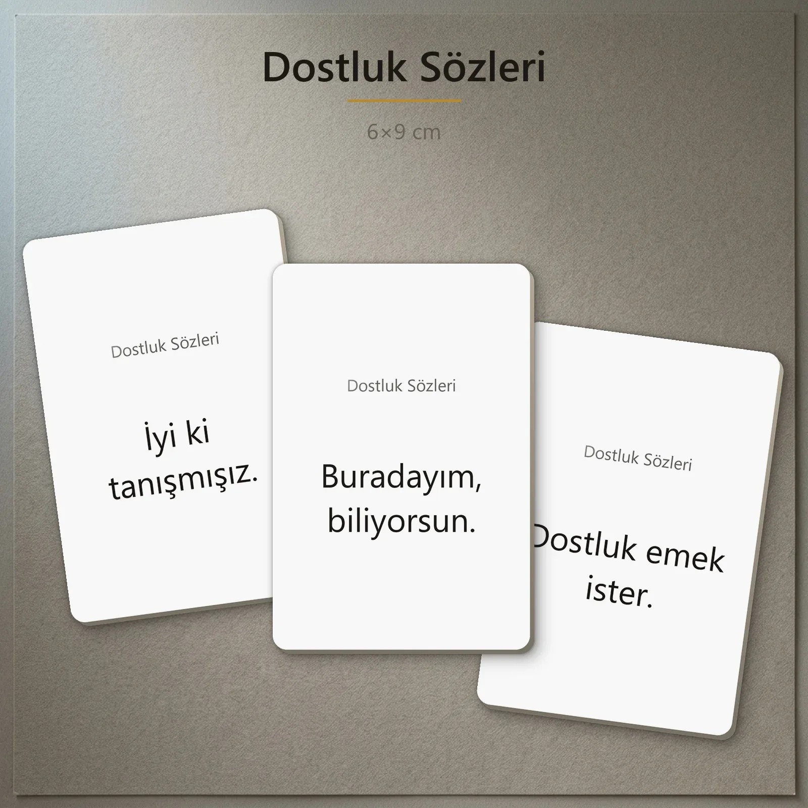 Dostluk Sözleri